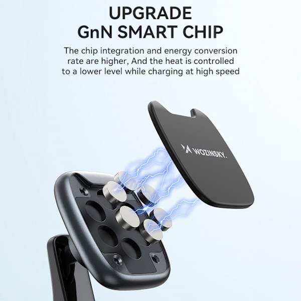 Wozinsky Magnetisk Telefonhållare för Bilens Instrumentpanel - S