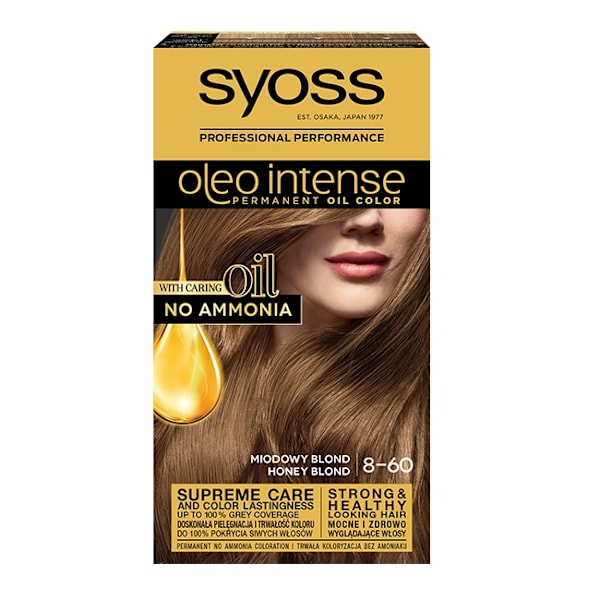 Lyxig Hårfärg Syoss Oleo Intense Supreme Guldblond 8-60