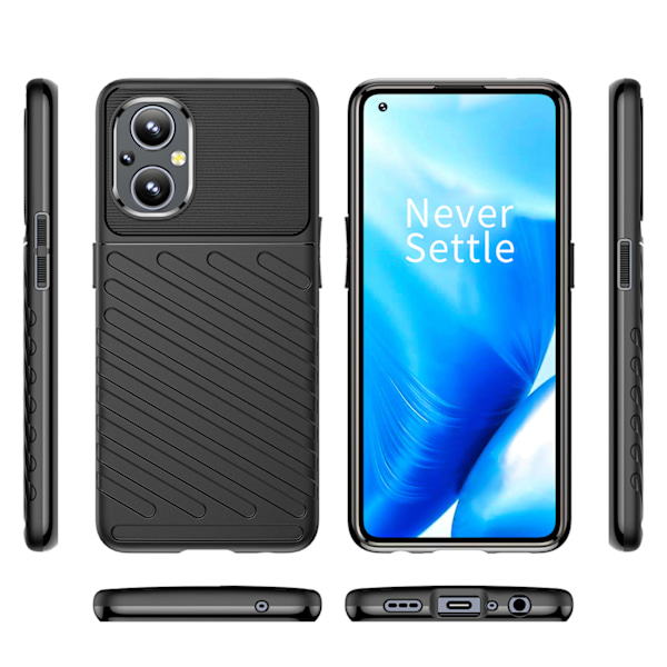 Blixtskydd Flexibelt Robust Skal för OnePlus Nord N20 5G Svart