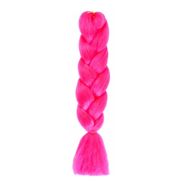 Ecarla Synteettinen Palmikkohuivi 120cm Fuksia