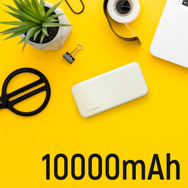 Wozinsky Strömbank Li-Po 10000mAh Dubbel USB Vit (WPBWE1)