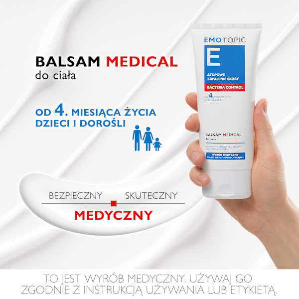 Emotopic bakteriekontroll Balsam Krop 200 ml