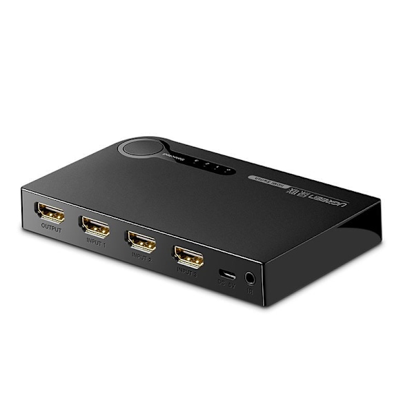 Ugreen HDMI Switch Splitter 3x Portar - 3D/4K Stöd/ 7/5 Gbps/ 36