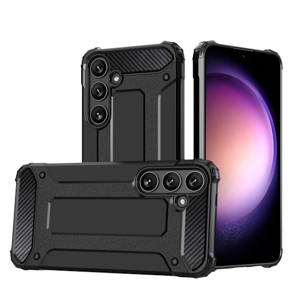 Hybrid Armor Fodral för Samsung Galaxy A15 - Svart