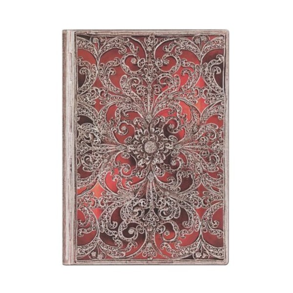 Anteckningsbok/ Paperblanks Garnet Midi Flexi