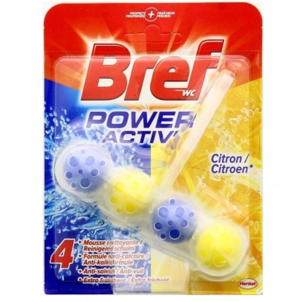 Bref Power Active Citron WC Hängare – Effektivt rengöringsmedel