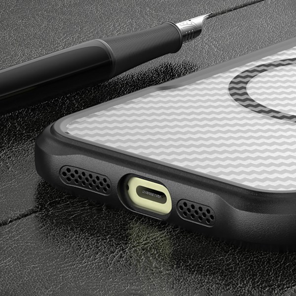 Silikonskal i Leading-serie med MagSafe för iPhone 16 Pro - svar