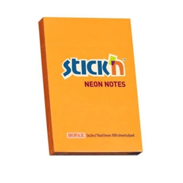 Stick-Notes Självhäftande/ 100 ark/ Orange Neon