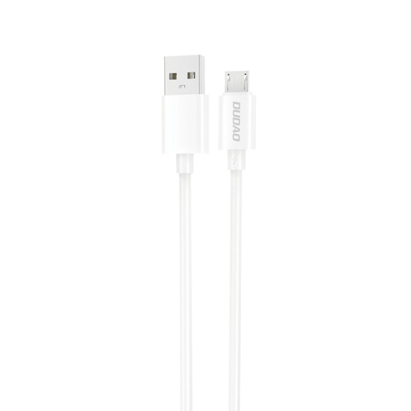 Dudao L4SM USB-A till mikro USB Kabel/ 2A/ 1m - Vit