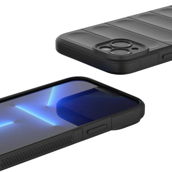 Flexi Skyddsskal för iPhone 14 Plus - Robust och Elastiskt Röd F