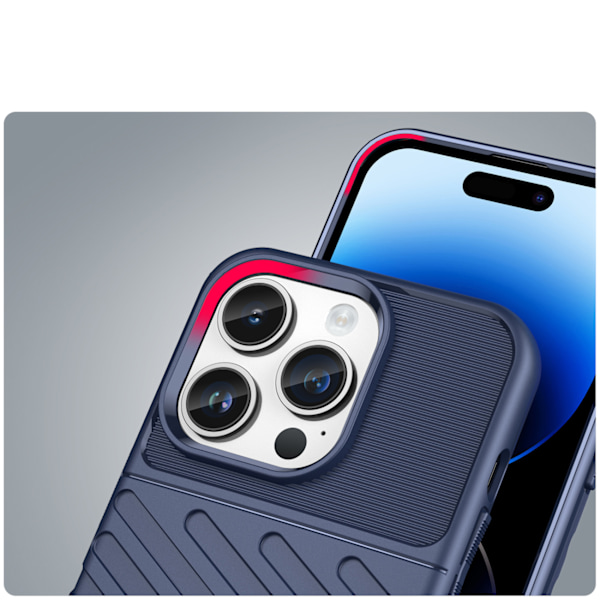 Robust Blå Skal för iPhone 14 Pro - Thunder Case