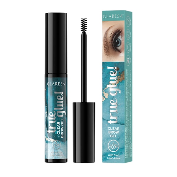 Claresa True Glue! Transparent Brow Gel för Styling/ 8g