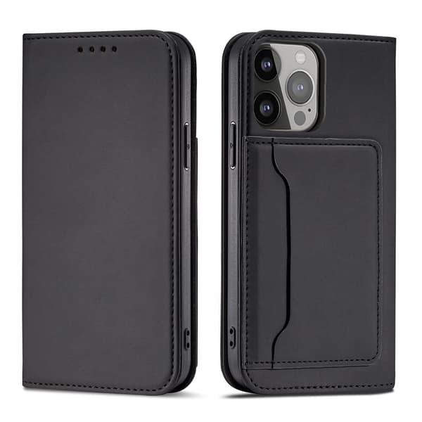 Magnetiskt Kortfodral Till iPhone 14 Plus - Flip Wallet Case med