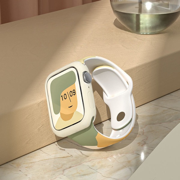Silikonarmband för Apple Watch 9/8/7/6/SE/5/4/3/2 (41mm/40mm/38m