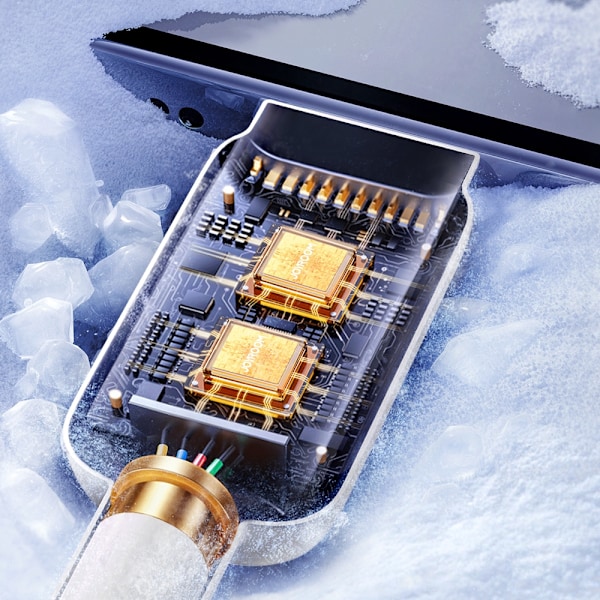 Joyroom Flerfärgskabel A14 Lightning/USB-A 2.4A 1.2 m – Vit