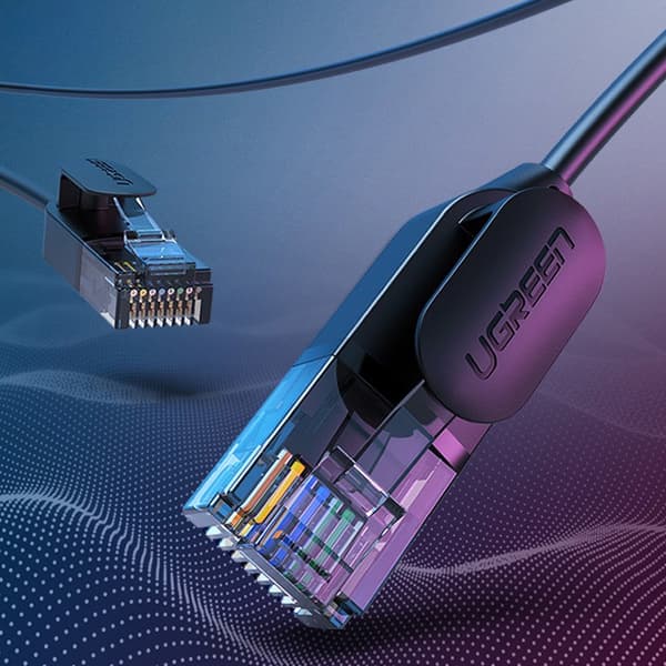 Ugreen Ethernet-kabel NW122 Cat 6A RJ45 10Gbps Patchkabel 5m - S