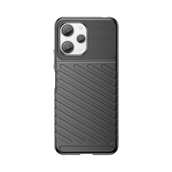 Xiaomi Redmi 12 Thunder Case Stöttåligt Skal - Svart