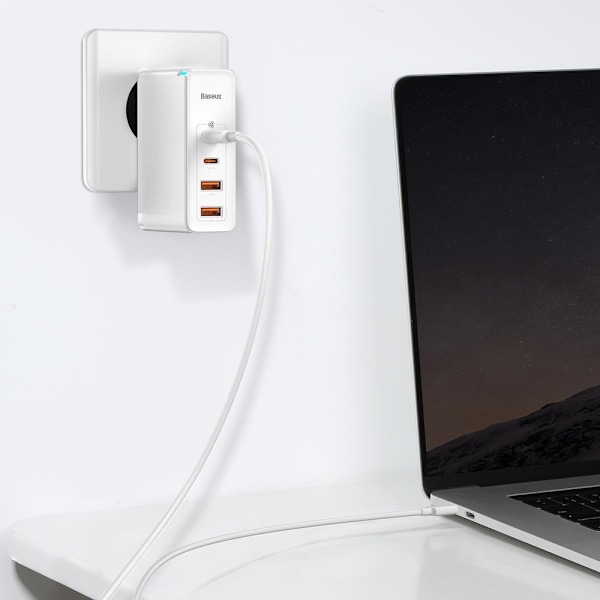 Baseus GaN2 Pro Snabbladdare 100W USB/USB-C Quick Charge 4+ Powe