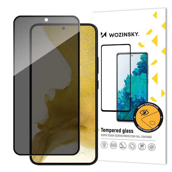 Wozinsky Sekretess Glas Anti Spy Härdat Skydd för Samsung Galaxy