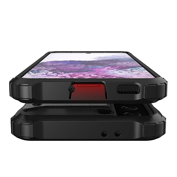 Samsung Galaxy S22+ Hybrid Armor Svart Stötsäkert Skal