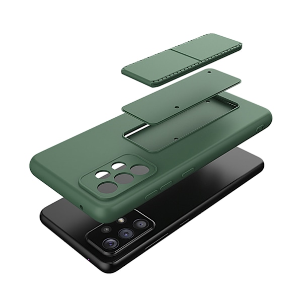 Wozinsky Stödfodral Silikonskal med Stativ för Xiaomi Redmi Note