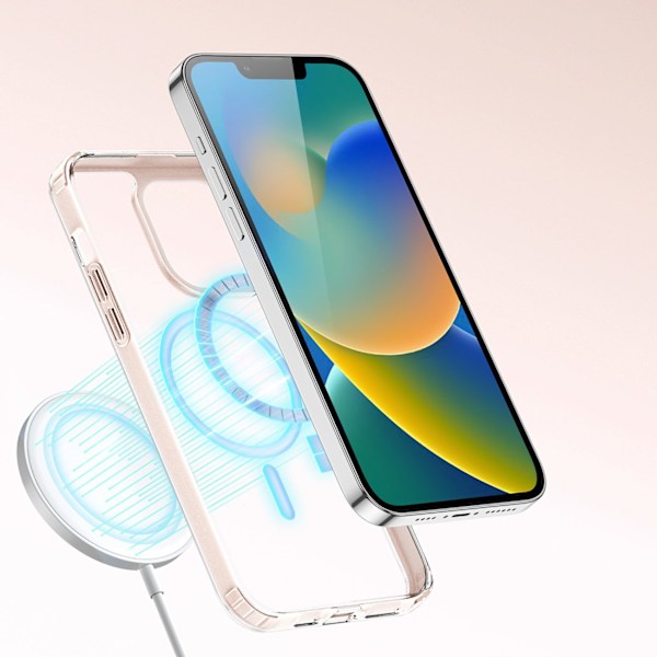 Dux Ducis Clin2 Magnetiskt Skal för iPhone 14 Plus/ MagSafe/ Ros