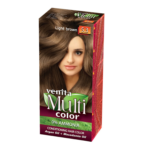 Venita MultiColor Hårfärg 5.3 Ljusbrun