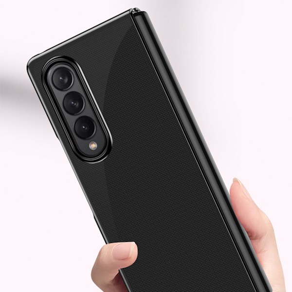 Samsung Galaxy Z Fold 4 Skal - Blå Metallisk Ram/ Stötskyddande