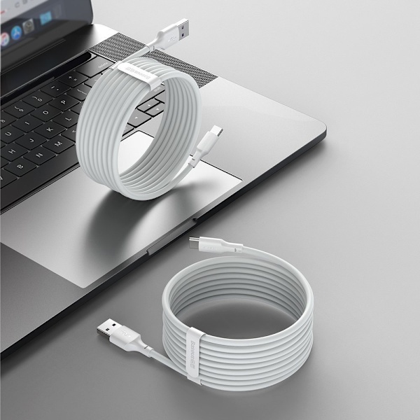 Baseus 2x USB till USB Typ C Kabel för Snabbladdning/ Power Deli