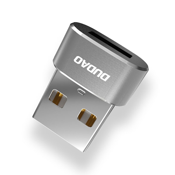 Dudao Adapter: USB Type-C till USB Omvandlare Svart (L16AC)