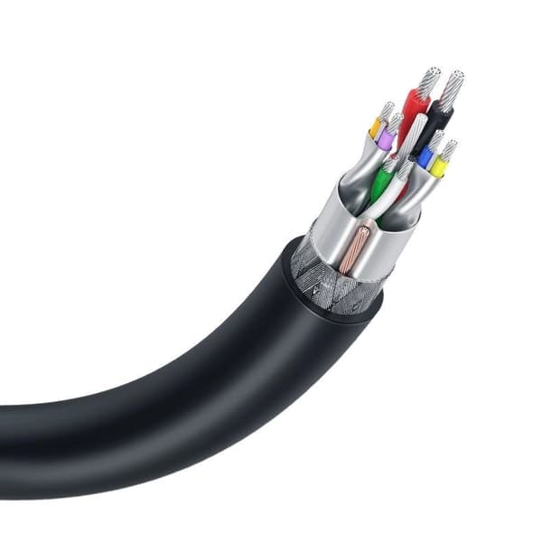 Ugreen USB 2.0-kabel/ hane till hane/ 1 m/ svart (US128 10309)