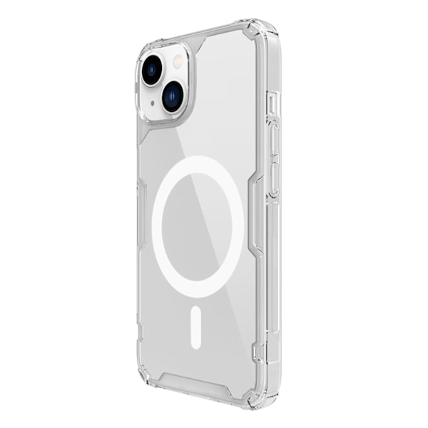 Nillkin Nature Pro MagSafe-fodral för iPhone 15 Plus - Vit/ Stöt