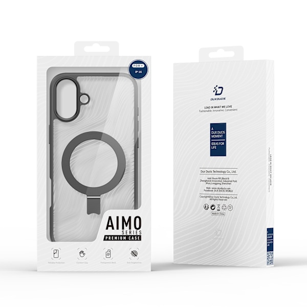 Dux Ducis Aimo Mag Fodral med MagSafe och Stativ för iPhone 16 -