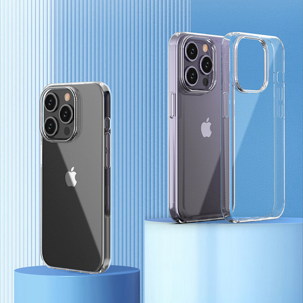 Tydlig Ultra Clear-fodral för iPhone 15 Pro - Transparent Design
