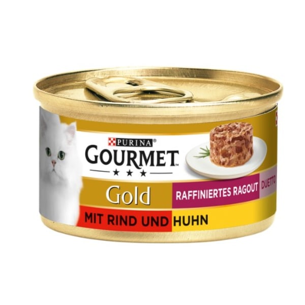 Purina Gourmet Gold Duetto - Nötkött och Kyckling Kattmat/ 85g
