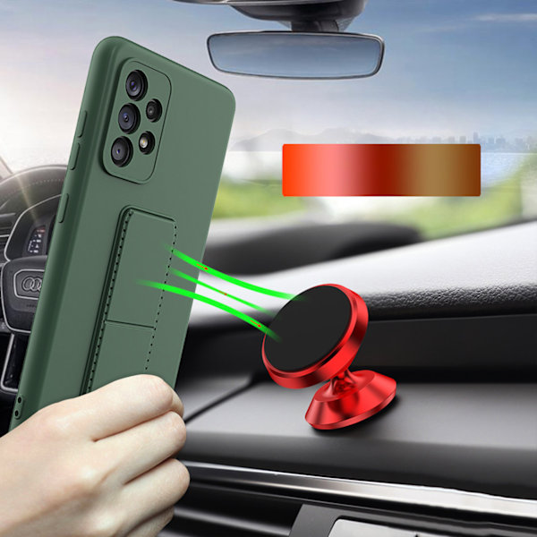 Wozinsky Stödfodral Silikonskal med Stativ för Xiaomi Redmi Note
