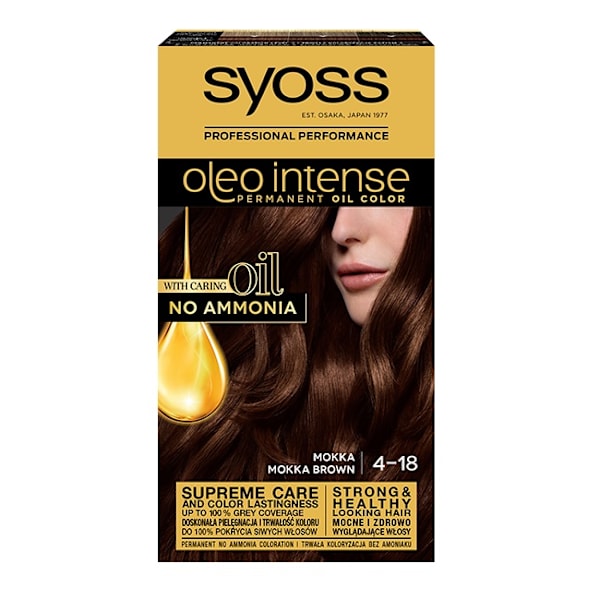 Syoss Oleo Intense Hårfärg Mokka 4-18