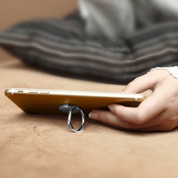 Baseus Privity Ringhållare med Stativfunktion - Silver