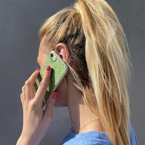 Stjärnglitter Skal till iPhone 13 Pro - Svart Glittrande Fodral