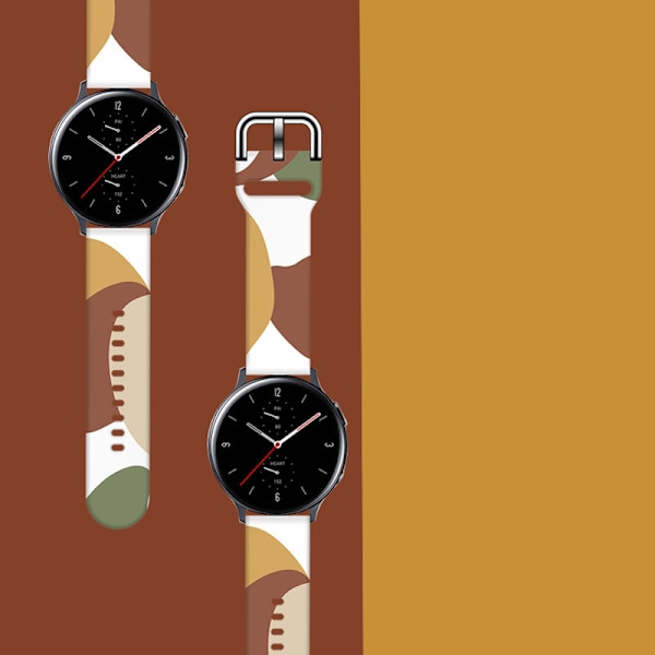 Samsung Galaxy Watch 46mm Silikonarmband - Camouflage Design 4