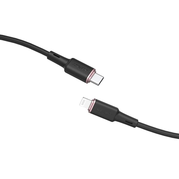Acefast MFI USB-C till Lightning-kabel 1/2m/ 30W/ 3A svart (C2-0