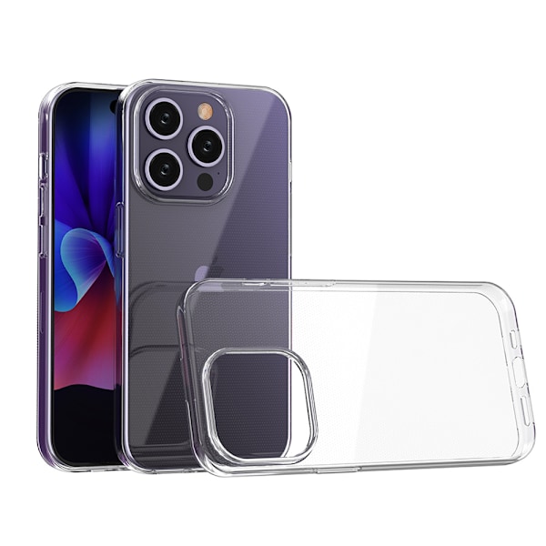 Tydlig Ultra Clear-fodral för iPhone 15 Pro - Transparent Design
