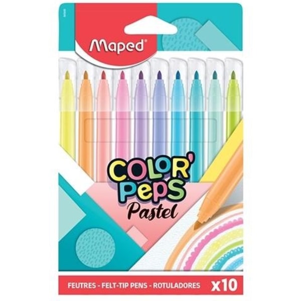 /Färgpennor Colopeps Pastell/ 10 färger