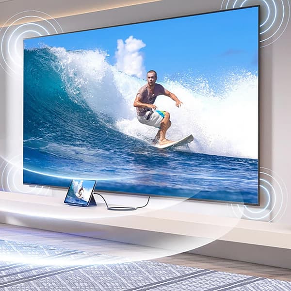 Ugreen HD164 Micro HDMI till HDMI 2.1 8K Kabel 1m Grå