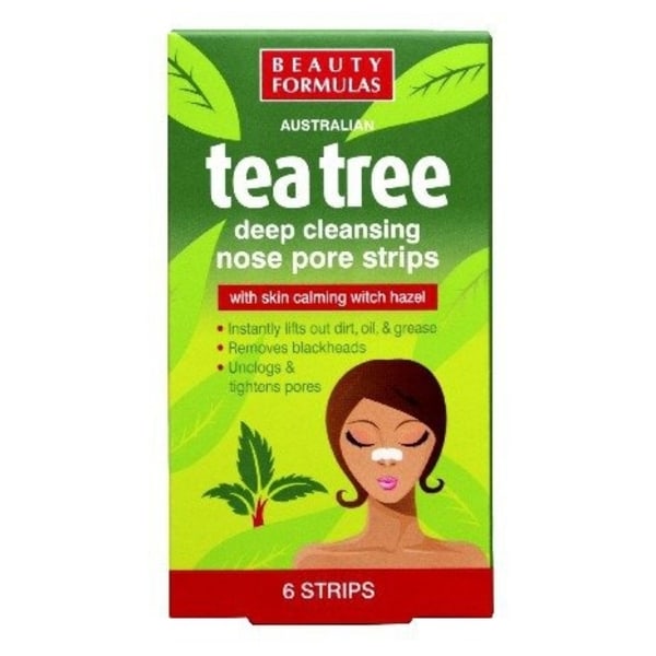 Kauneuskaavio, Syväpuhdistavat nenäliuskoja, tea tree, 6 kpl