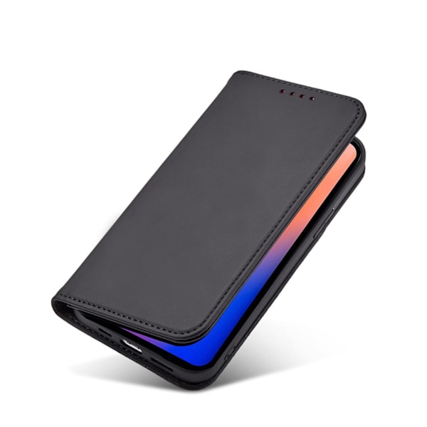 Magnetiskt Kortfodral för iPhone 12 Pro - Svart Korthållare/ Plå