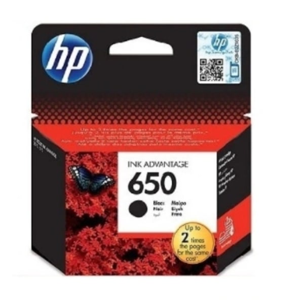 HP Bläckpatron 650 - Svart