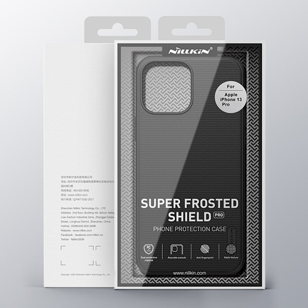 Nillkin Förstärkt Fodral Super Frosted Shield iPhone 13 Pro Svar
