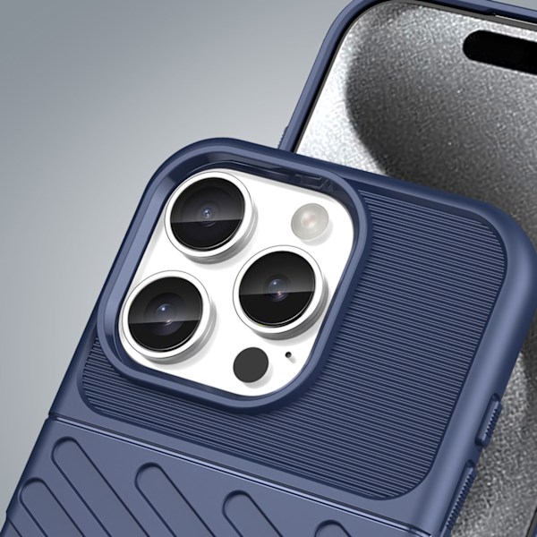 Silikonfodral Thunder Case för iPhone 16 Pro - Blå