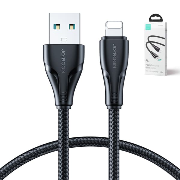Joyroom Surpass A11 USB-A till Lightning kabel 2.4A 1/2 m - svar